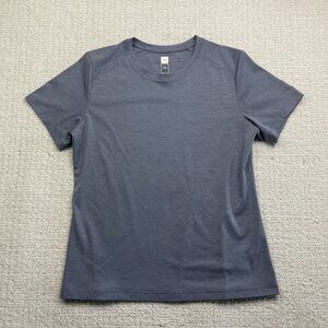 Lole Women’s Blue Activewear Yoga Training T-Shirt Size L Workout Top Running